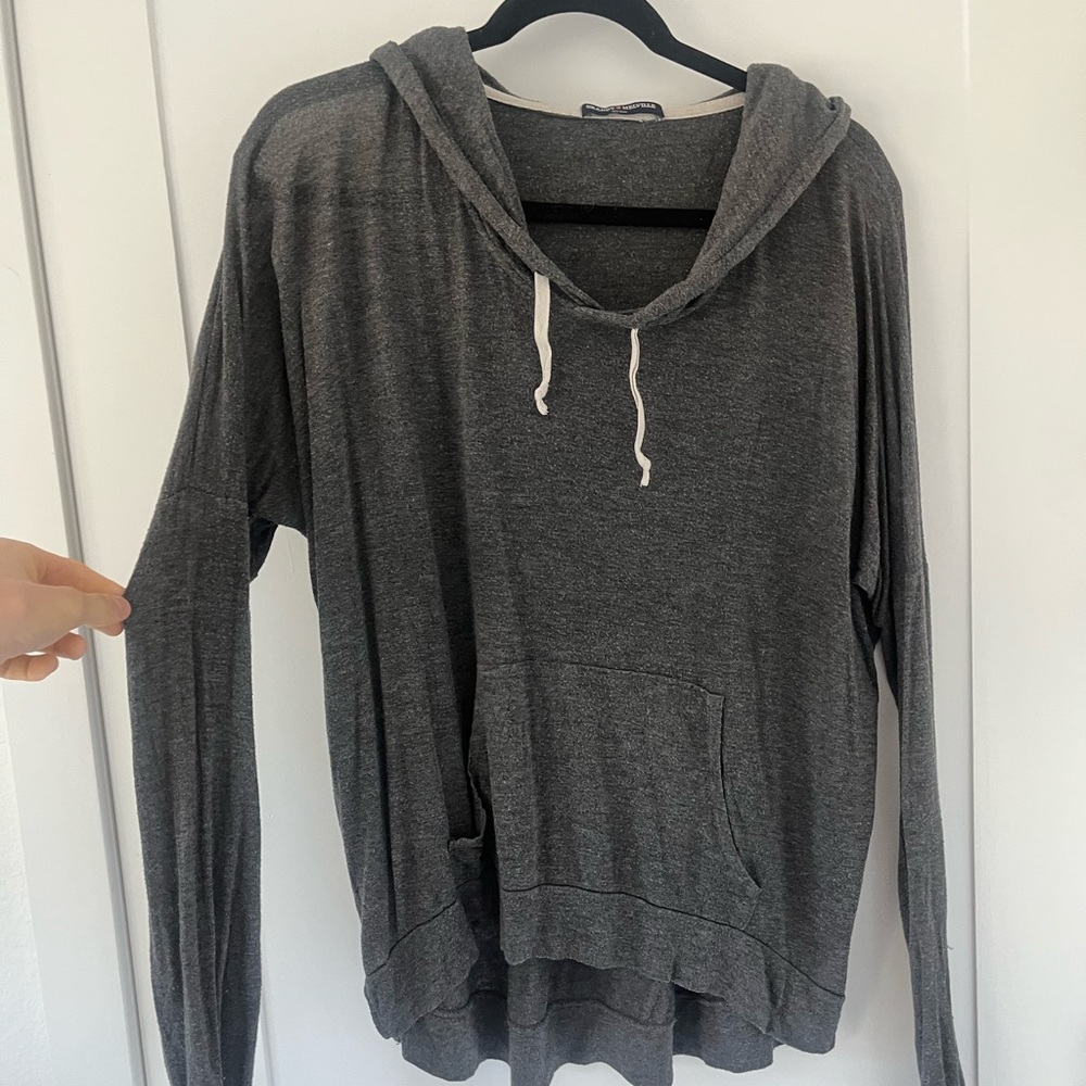 Brandy Melville pullover hoodie - gray - S M L XL / one size - NEW